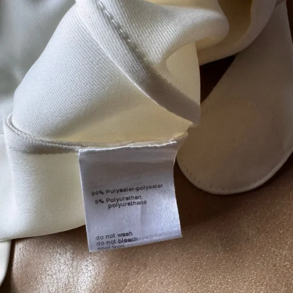 Akris punto Cream off white Blazer Vest double breasted side slits designer belt - Picture 13 of 13